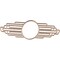 Ekena Millwork Elizabeth Wood Fretwork Pierced Ceiling Medallion, Alder, 28"W x 14"H x 7 3/4"IW x 13 1/4"IH x 3/8"T CMWP28X14X0375EBAL - alternate 5